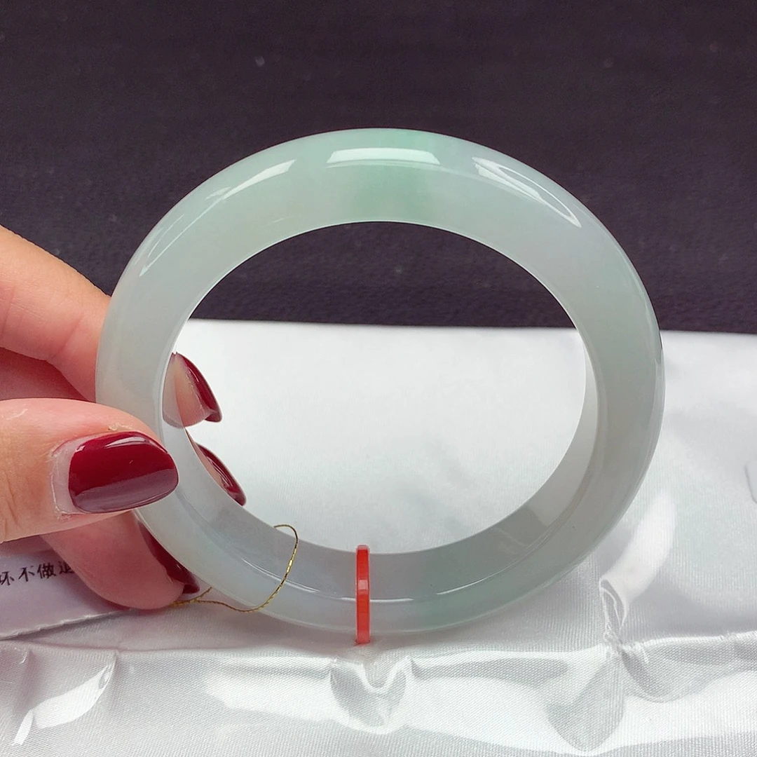 翡翠未镶嵌手镯58圈944