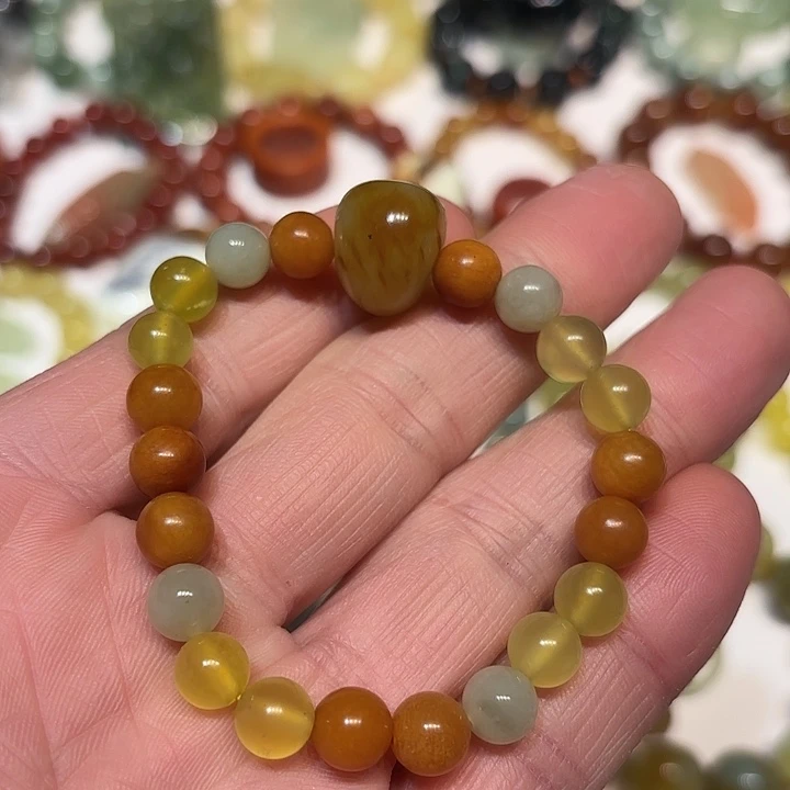 蛇纹石玉未镶嵌手串