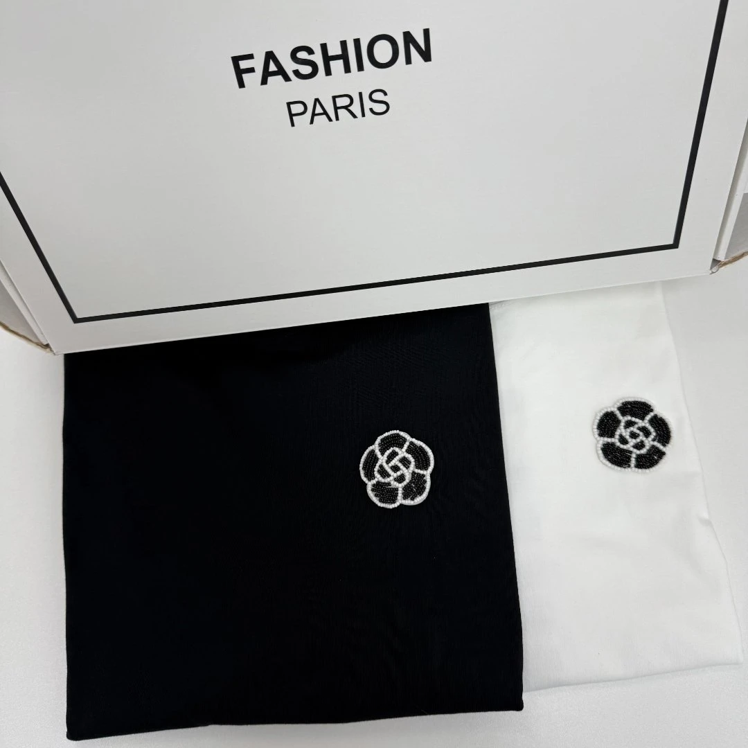 【4号链接-山茶花】奢品仓潮流简约休闲ins风设计师百搭T恤