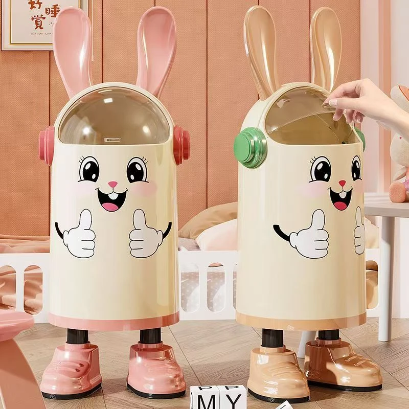 兔耳垃圾桶高颜值创意垃圾桶客厅家用垃圾桶热销大号大容量垃圾桶