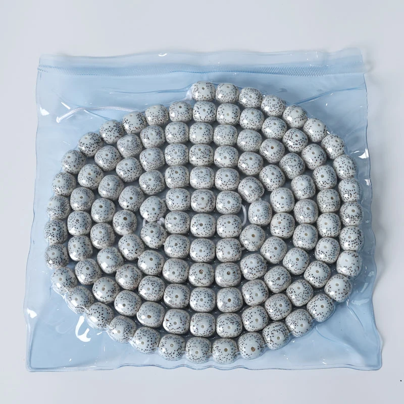 海南脱脂星月菩提枣型珠108棵13*12手串长串干磨高抛毕业级