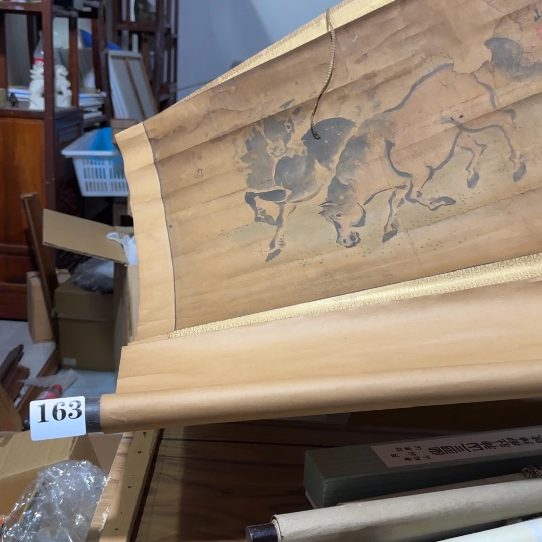 蜗***牛瓷片瓷片中古回流孤品一件163