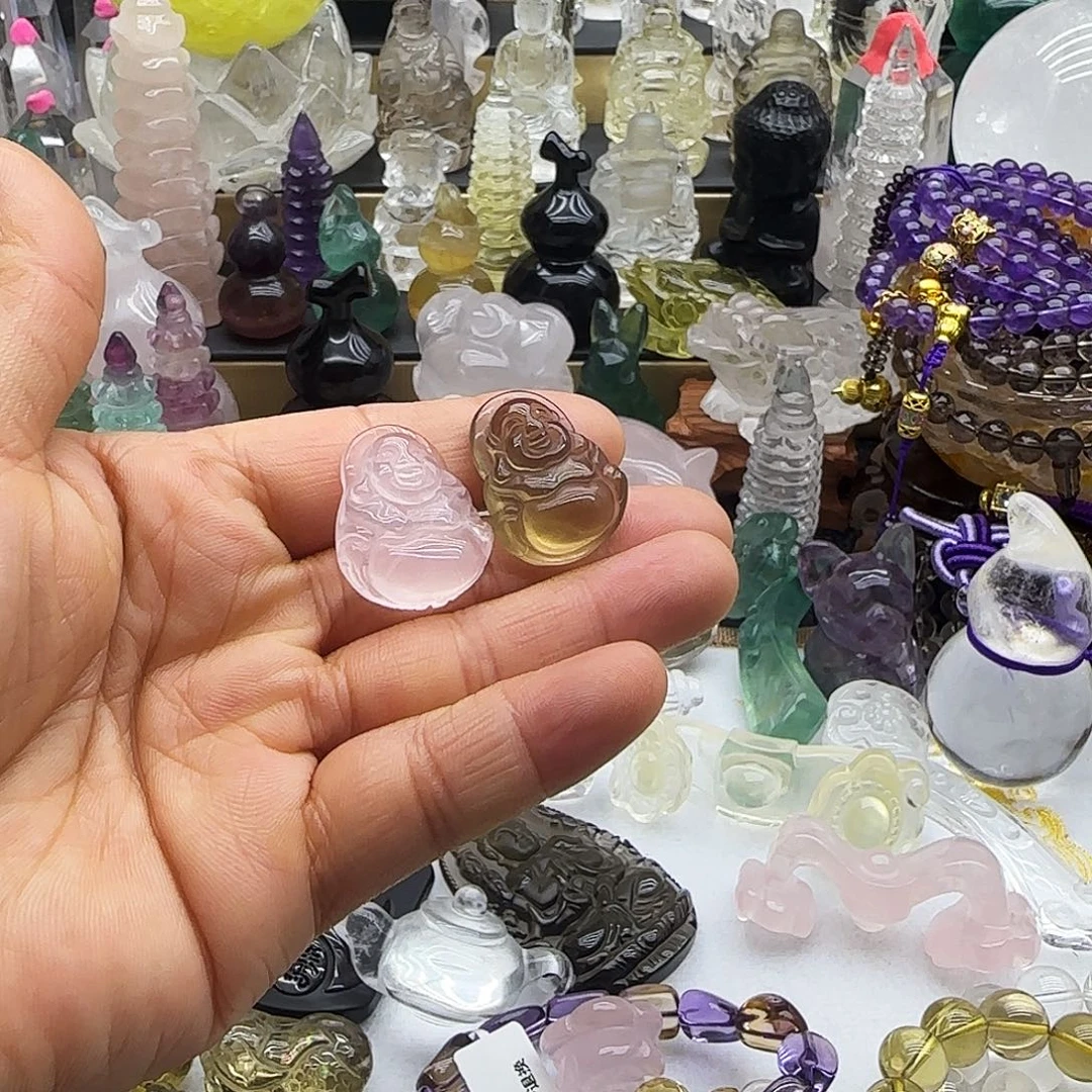 未镶嵌车挂水晶摆件