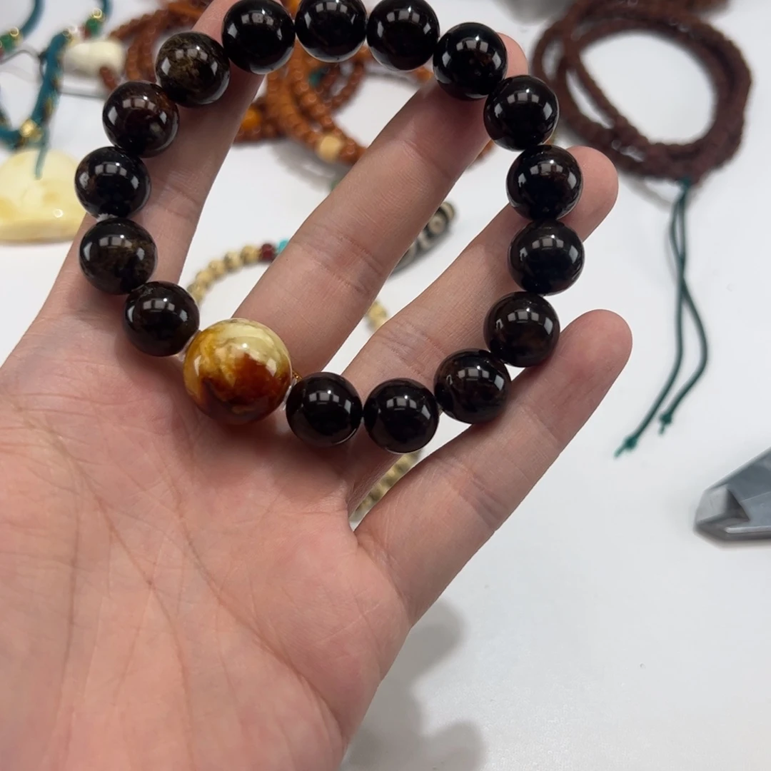 手串蜜蜡未镶嵌蜜蜡手串健健康康