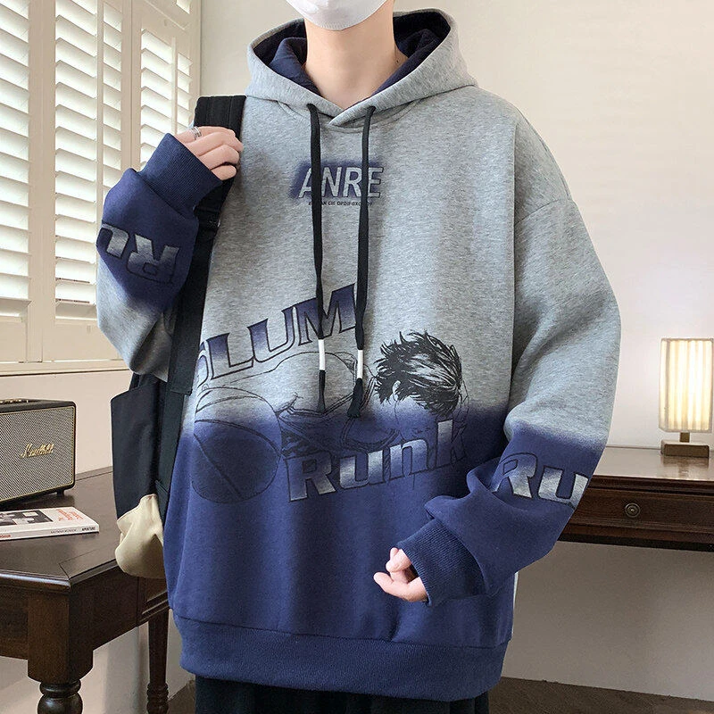 2025春款新款大童青少年cleanfit卫衣百搭时尚连帽卫衣