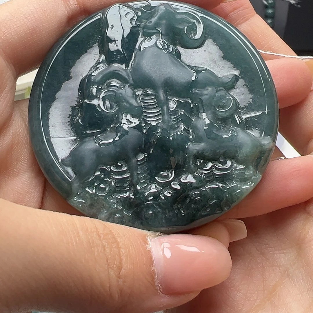 翡翠未镶嵌颈饰翡翠自选