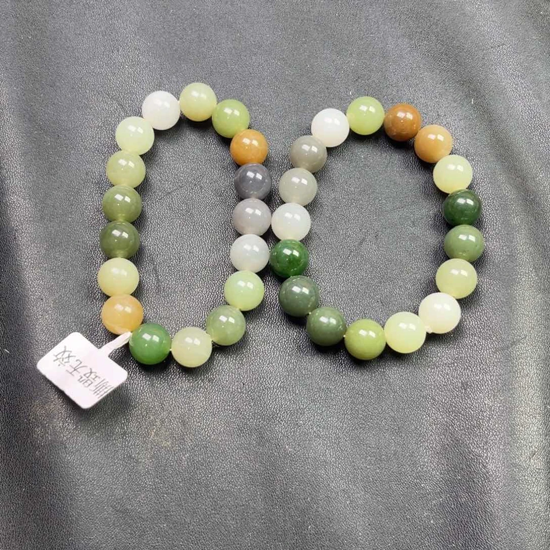 和田玉手链未镶嵌多样性拍一发一多宝手串卡12