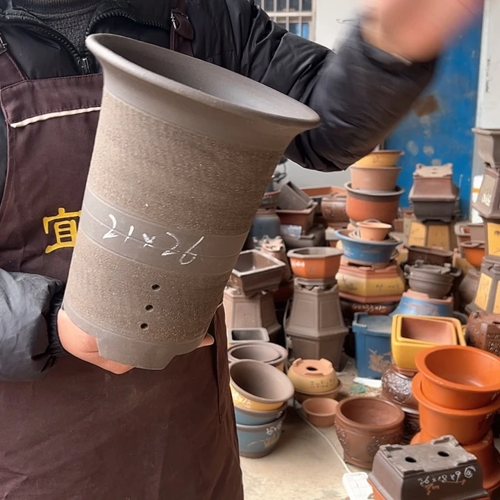 紫砂花盆不好意思哈我的手机