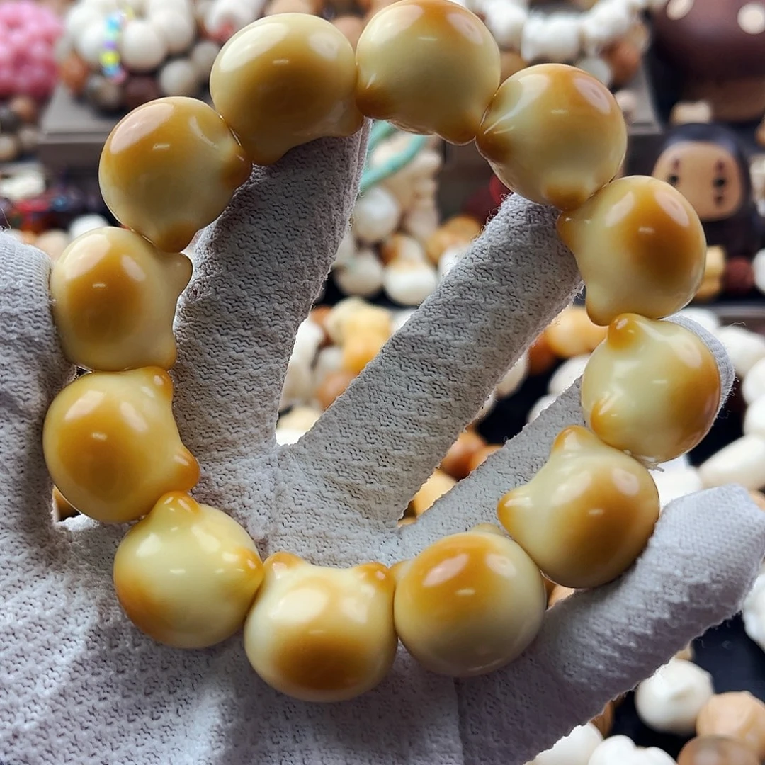 手串菩提根/象牙果新品烤色无相猫头660