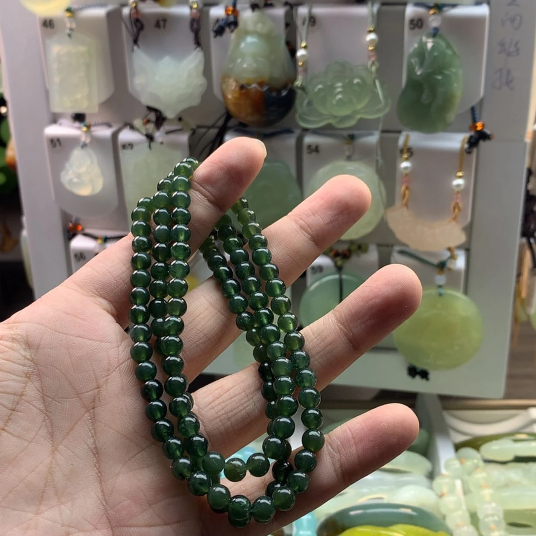 【闪购商品】蛇纹石玉颈饰未镶嵌