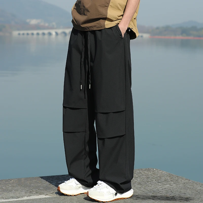 【交个朋友】K09/春秋运动工装休闲裤男女长裤抽绳可调节大码宽松