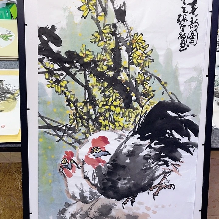 国画张圣敏先生纯手绘作品