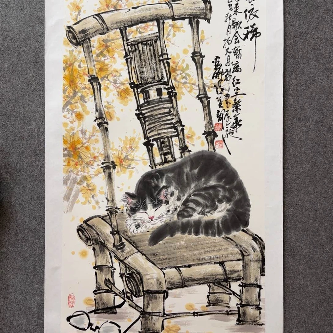 国画娄鹏老师手绘作品