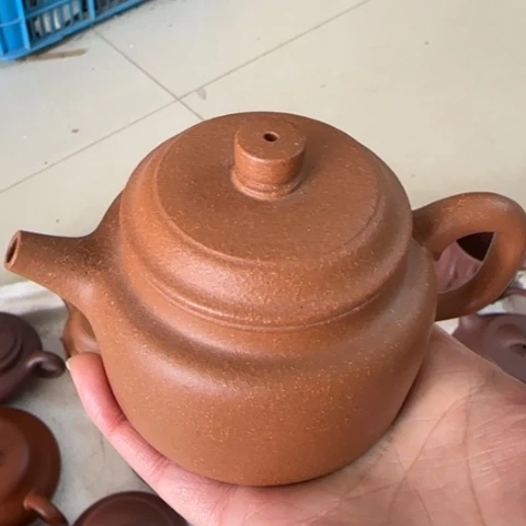 紫砂茶壶L**i黄降坡泥160cc