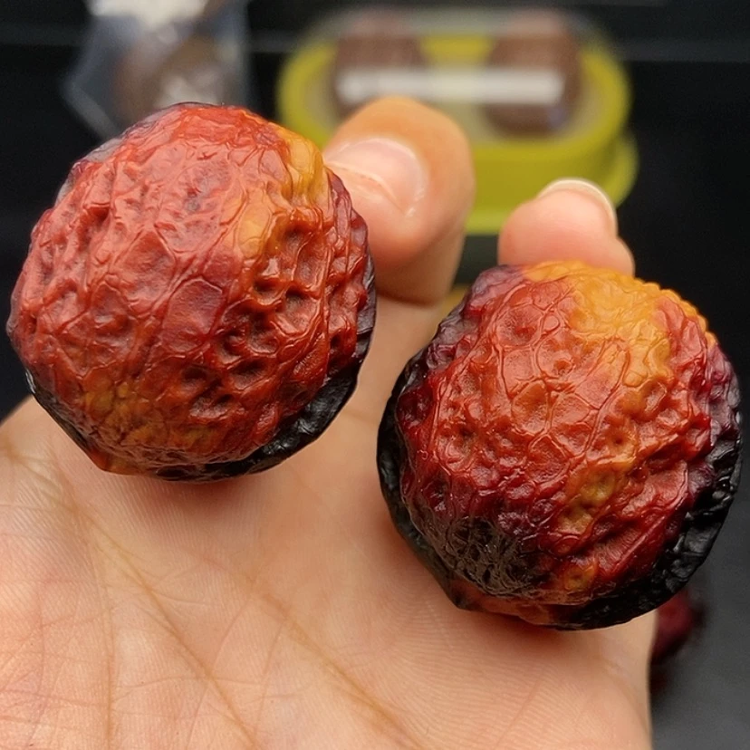 【闪购商品】把件文玩核桃38尺蛇皮元宝