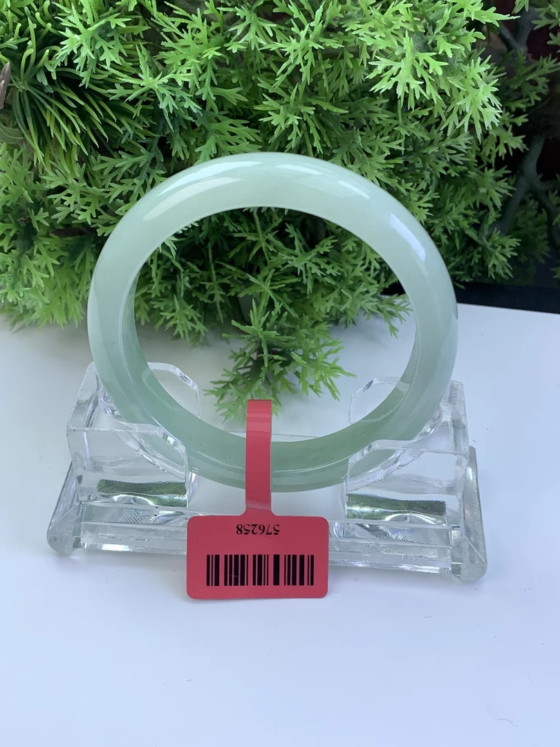 【刘思懿】天然缅甸A货翡翠手镯-D-9