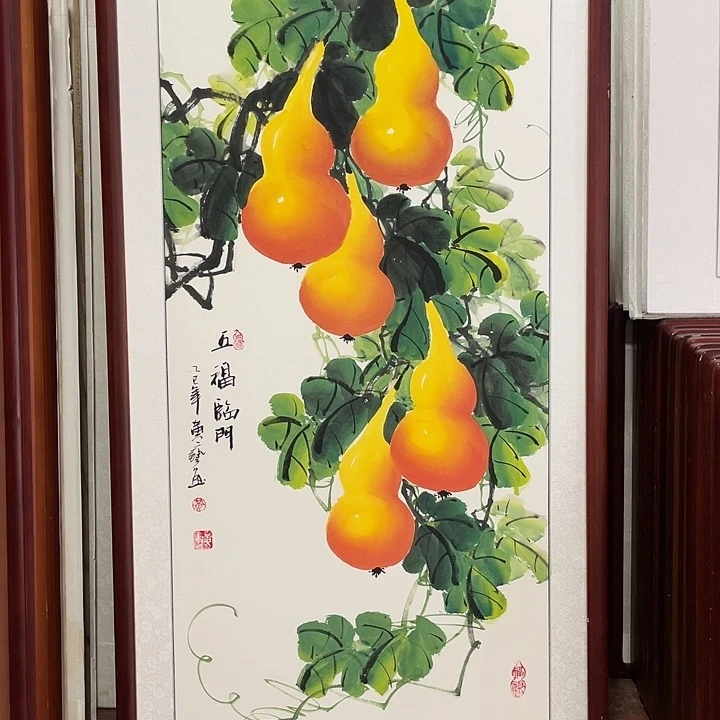 国画带框尺寸63*123厘米