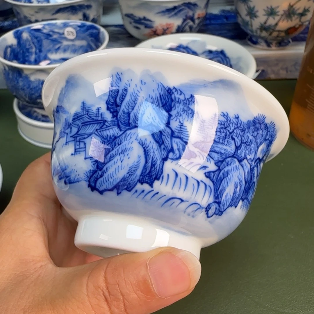 景德镇纯手绘茶具圆圆313