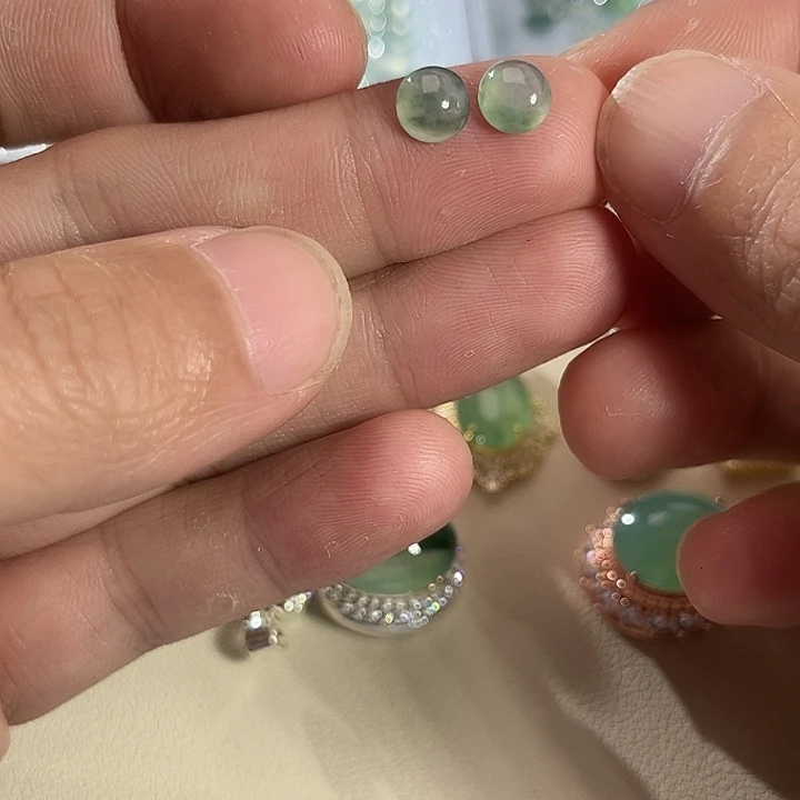 翡翠裸石缅料A货翡翠