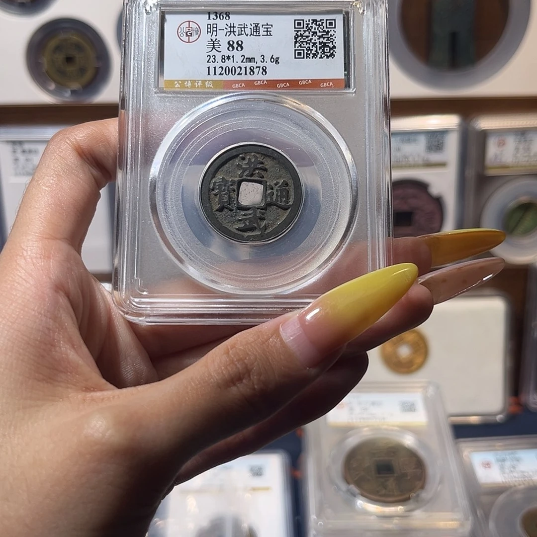 妈***蛋铜洪武通宝 保真保老 福利品 1878