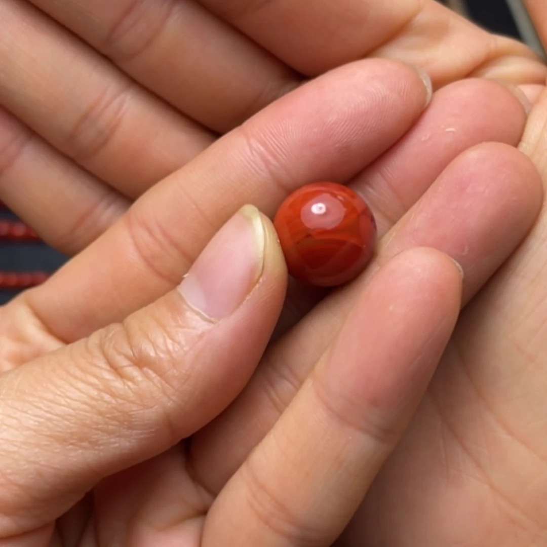 【闪购商品】南红玛瑙单珠14.6 92*4未镶嵌蝉*