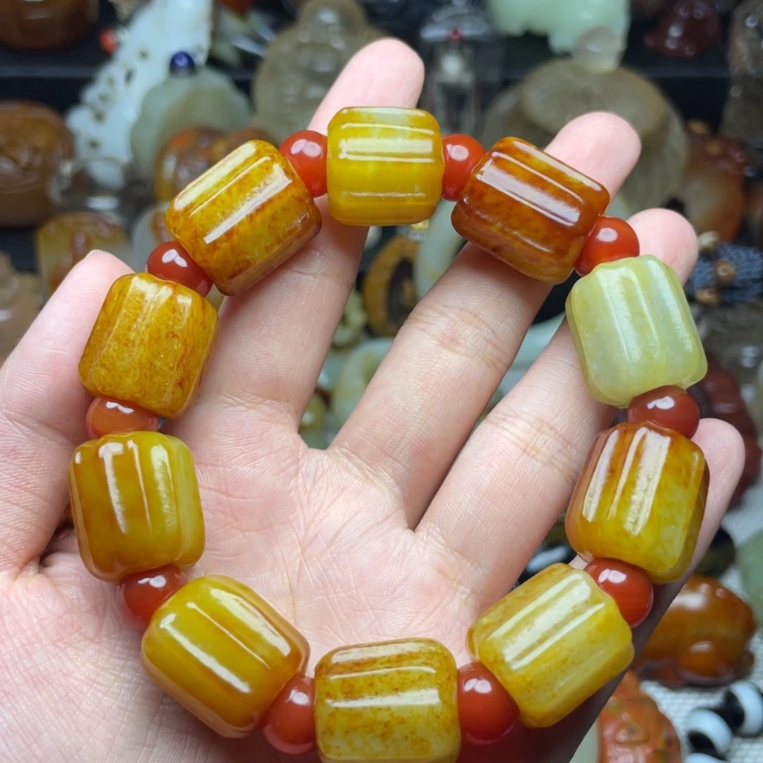 手链未镶嵌和田玉烟**朦