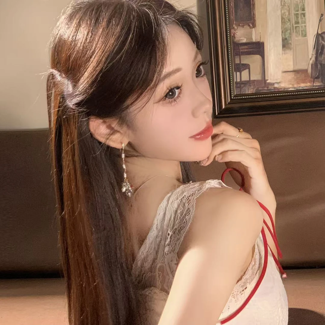 FULL GIRLISH耳环01093复古几何流苏耳钉耳饰