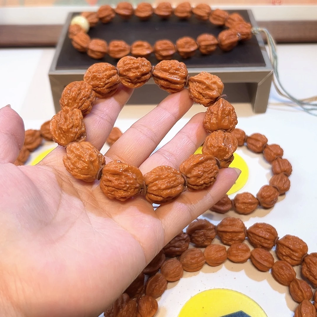 文玩核桃手串小金蟾