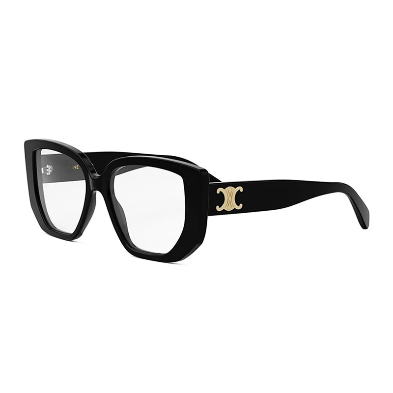 Celine/思琳凯旋门logo多边大框眼镜架可配近视镜片CL50146F