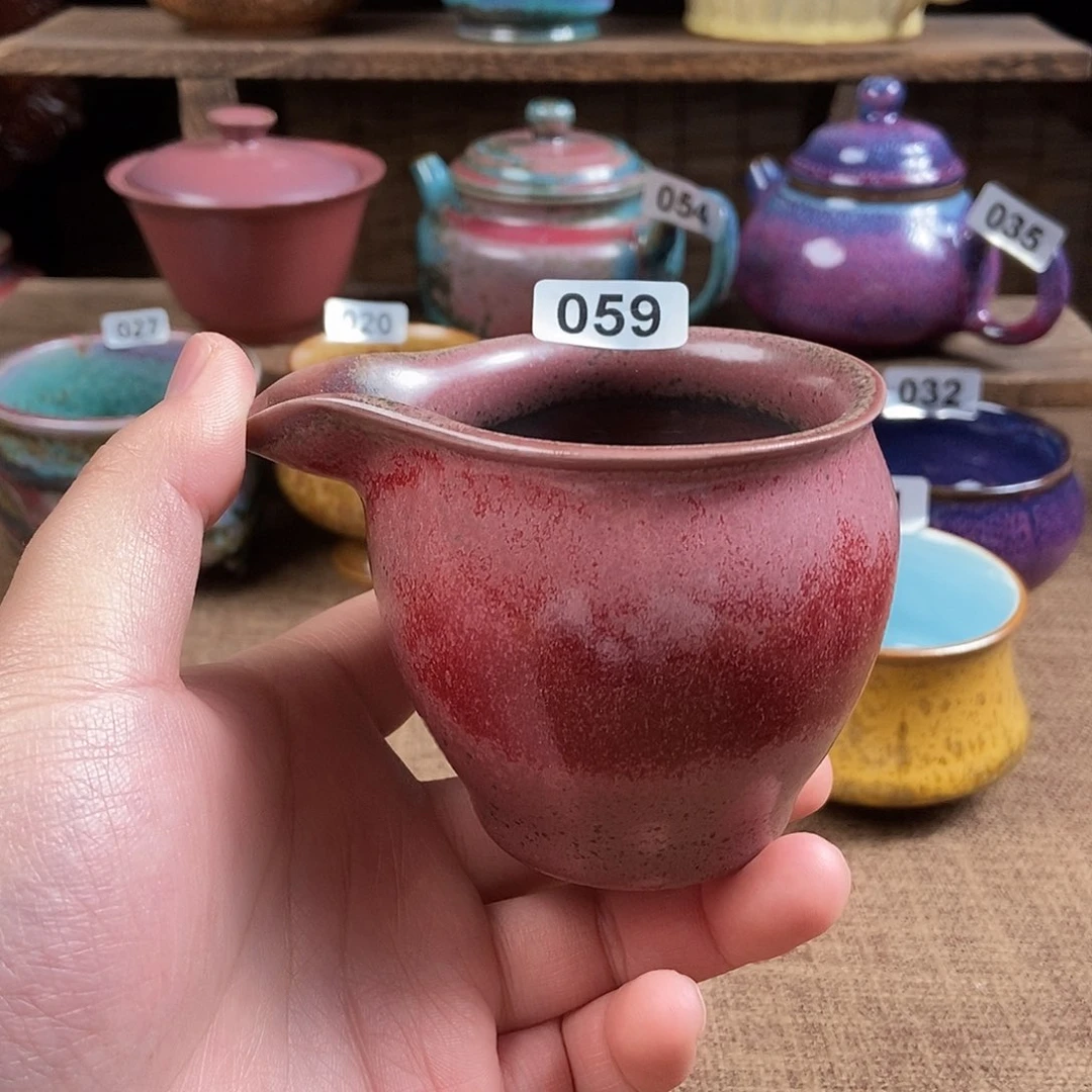 瓷片钧瓷茶壶茶具