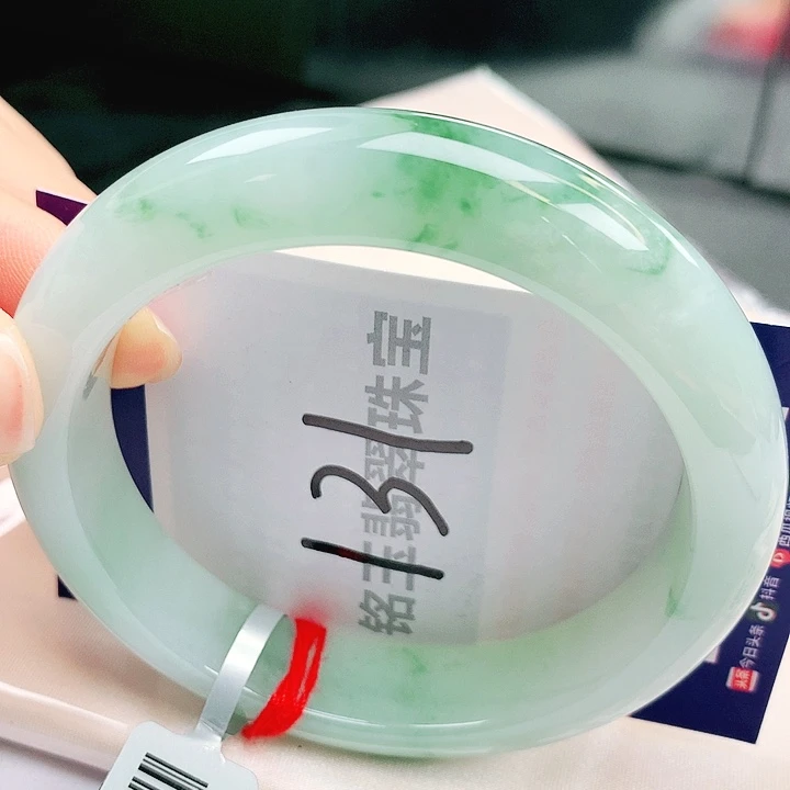 翡翠未镶嵌手镯缅甸天然a货翡翠手镯