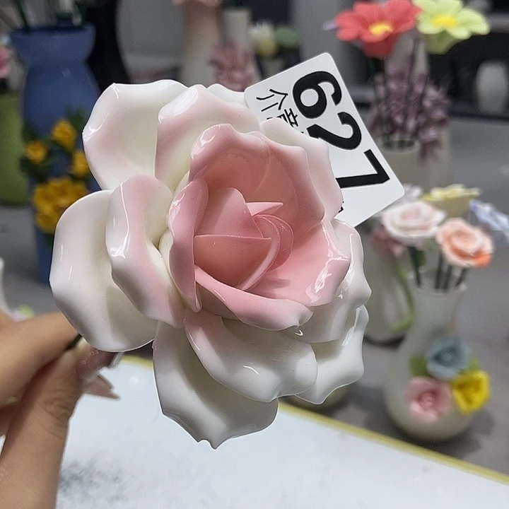 陶瓷纯手工捏花设计