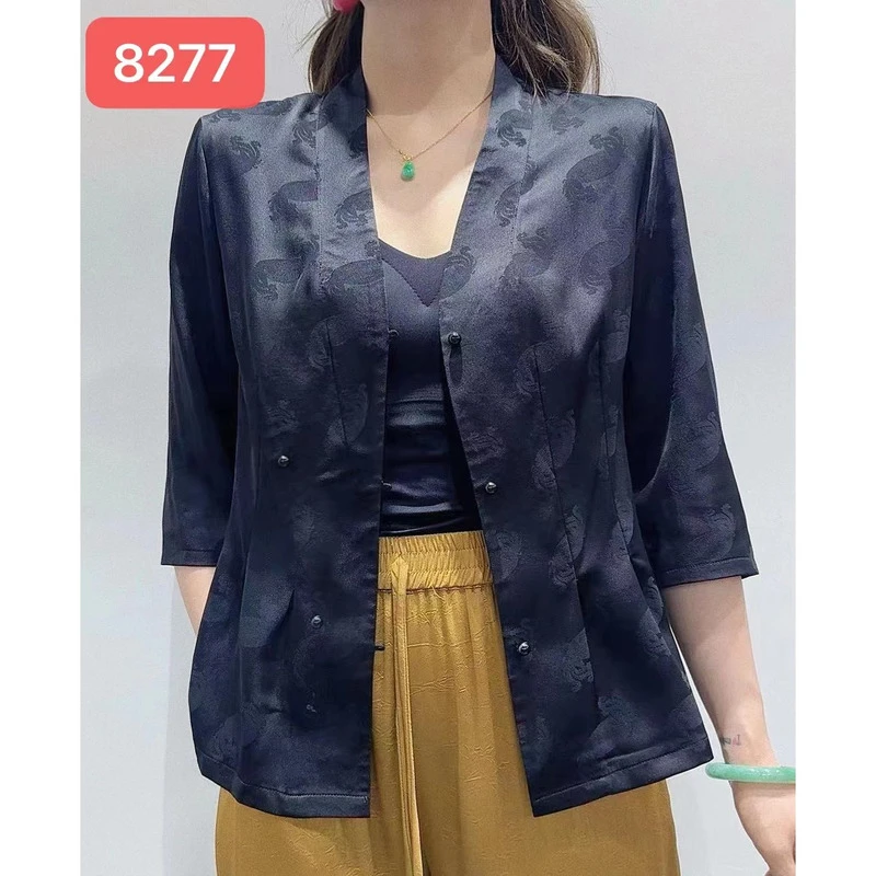 8277-27新款舒适时尚印花上衣