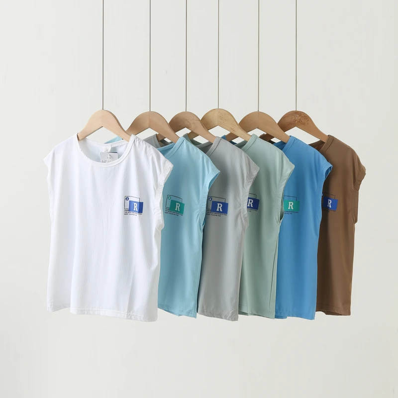 2025夏季儿童印花卡通中大童速干背心6202