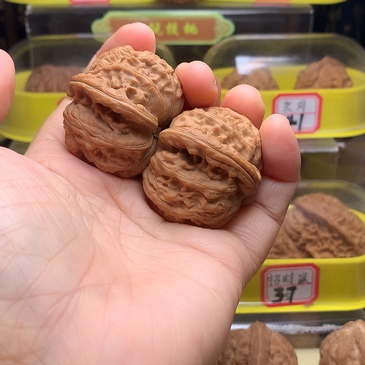 吊坠文玩核桃燚*坤闷白