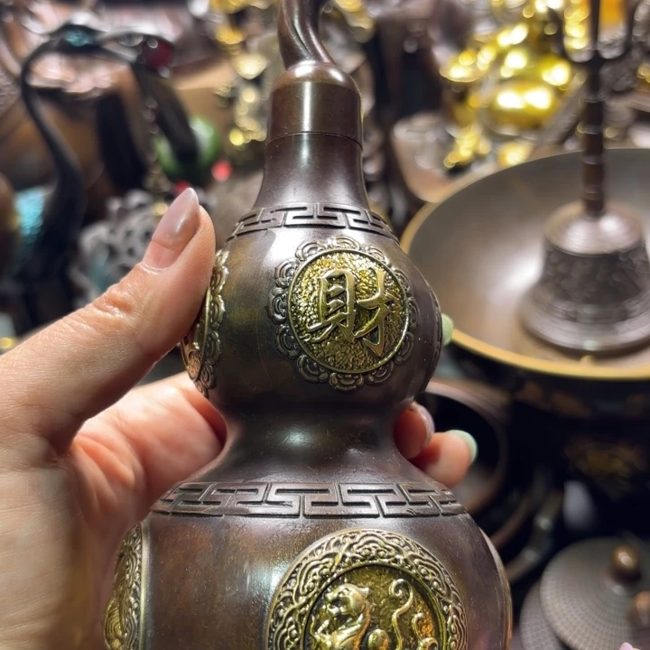 铜器摆件收收藏藏