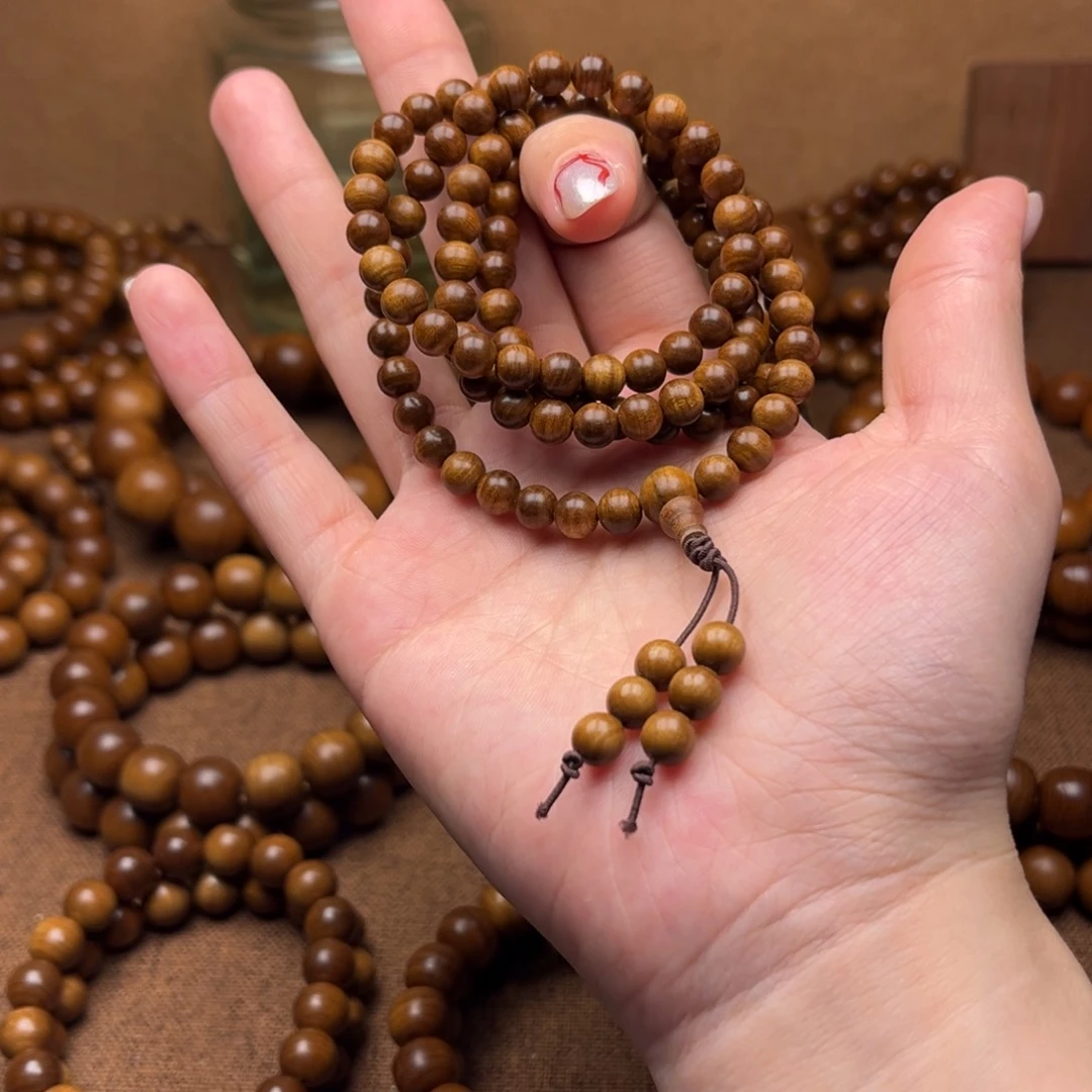 檀香木印度老山檀香0.6*108颗