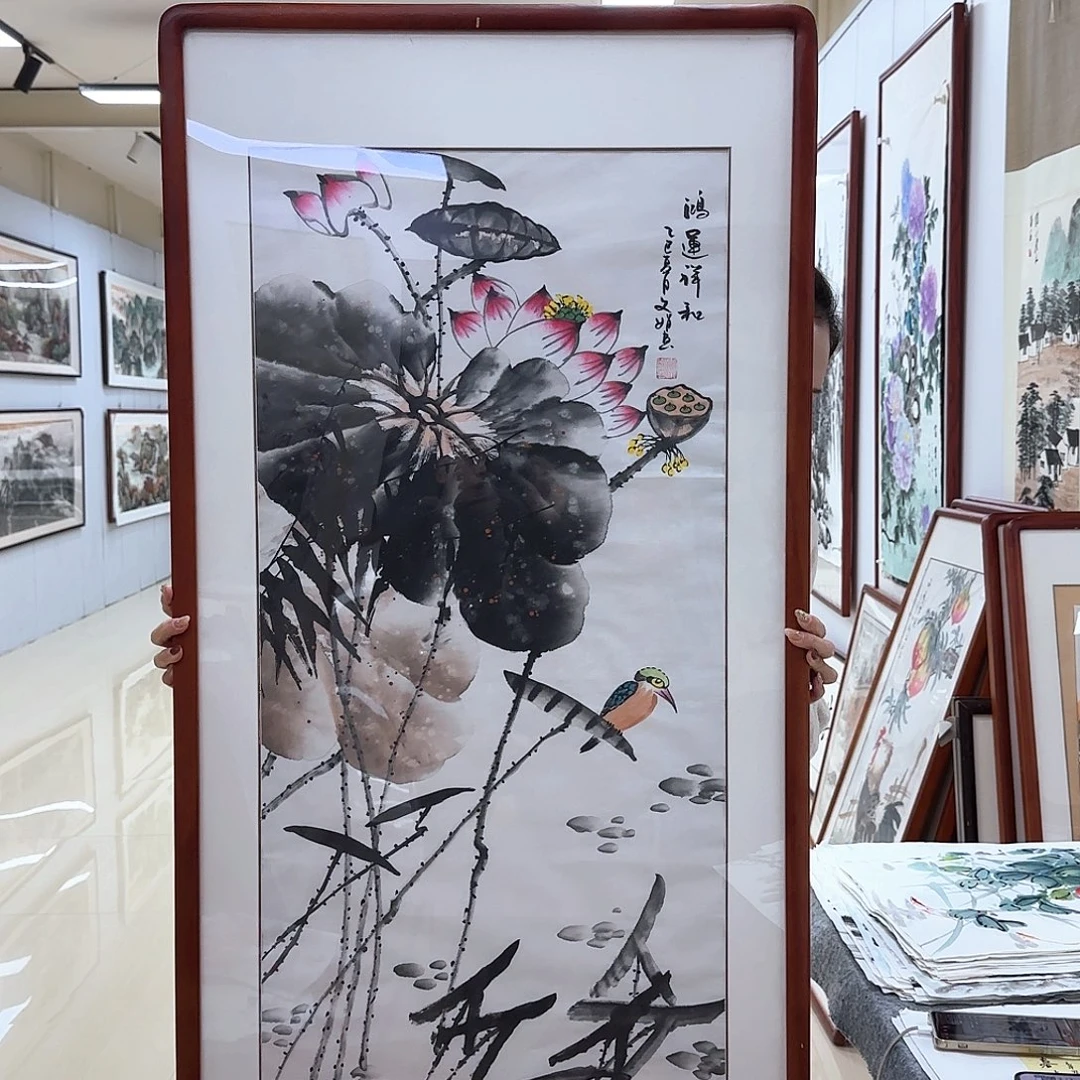 国画国画作品展。国画作品集一个