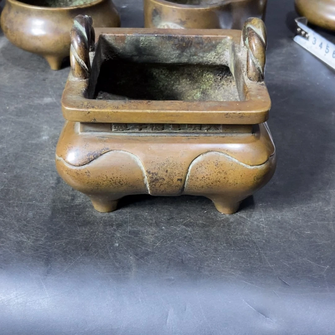心***仰铜器工艺品摆件香炉摆件