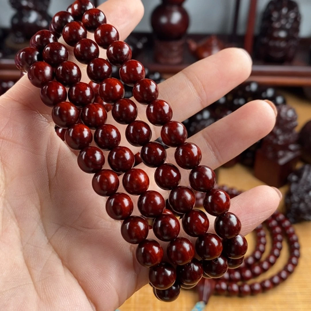 小叶紫檀手串/手链不****生0.8*108