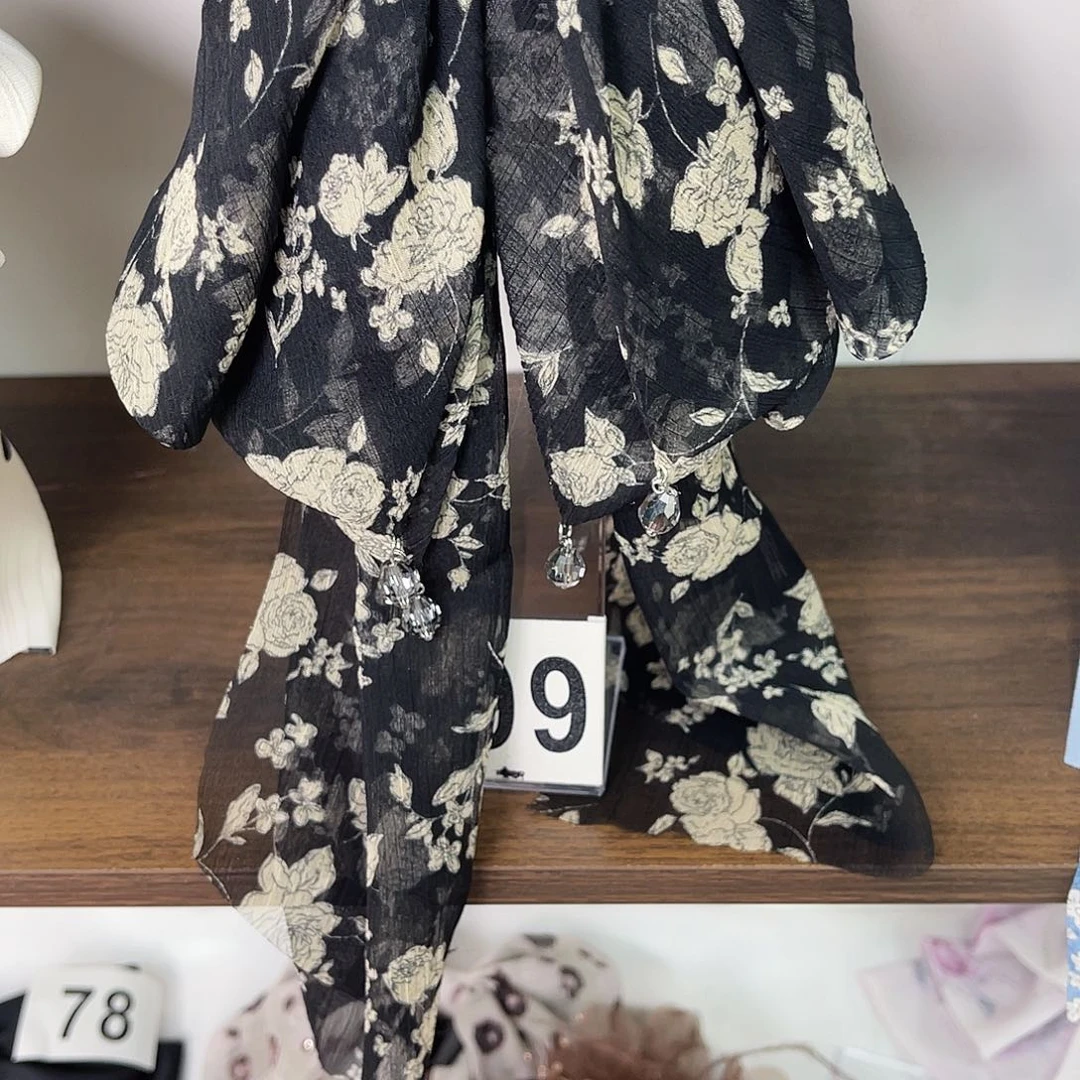 皮质铁合金蝴蝶结发夹