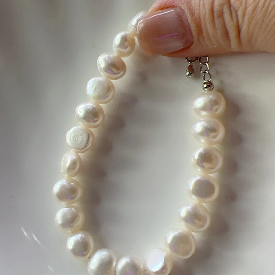 合金淡水珍珠手链560