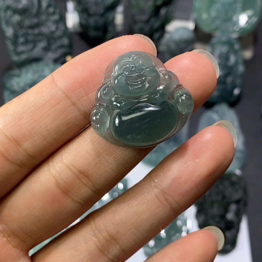 定制翡翠未镶嵌佛公