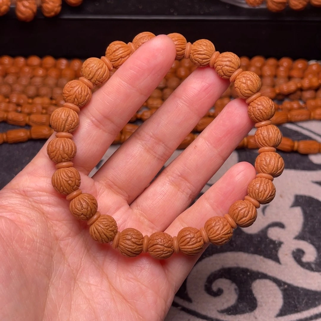 手串桃核龙纹甲骨10