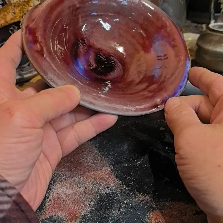 摆件陶手工高温原矿窑变新品特价福利