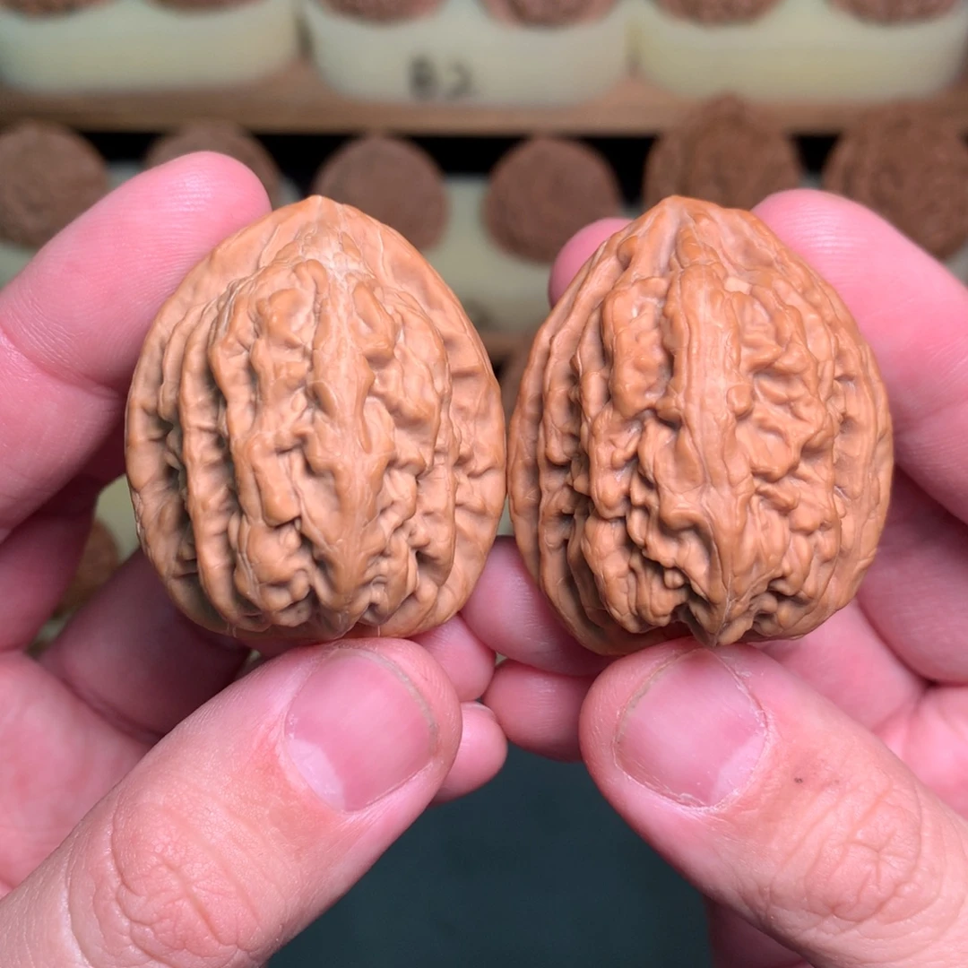 文玩核桃吊坠37原桩红锦鲤全品无药