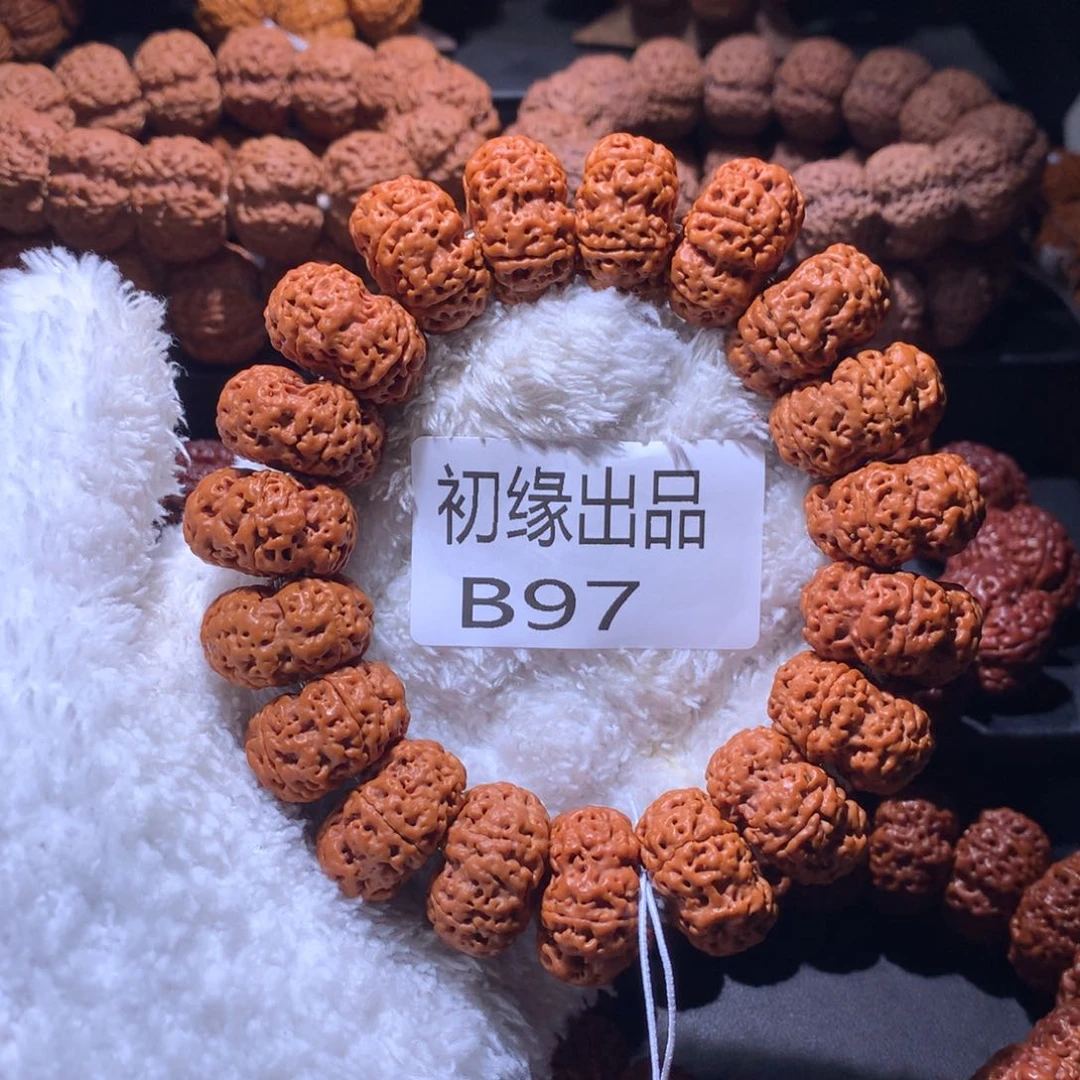 金刚菩提手串24尺夹板梅花定制