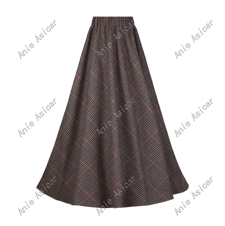 Q6007 秋季新款2025气质显瘦高级小众A字半身裙子女