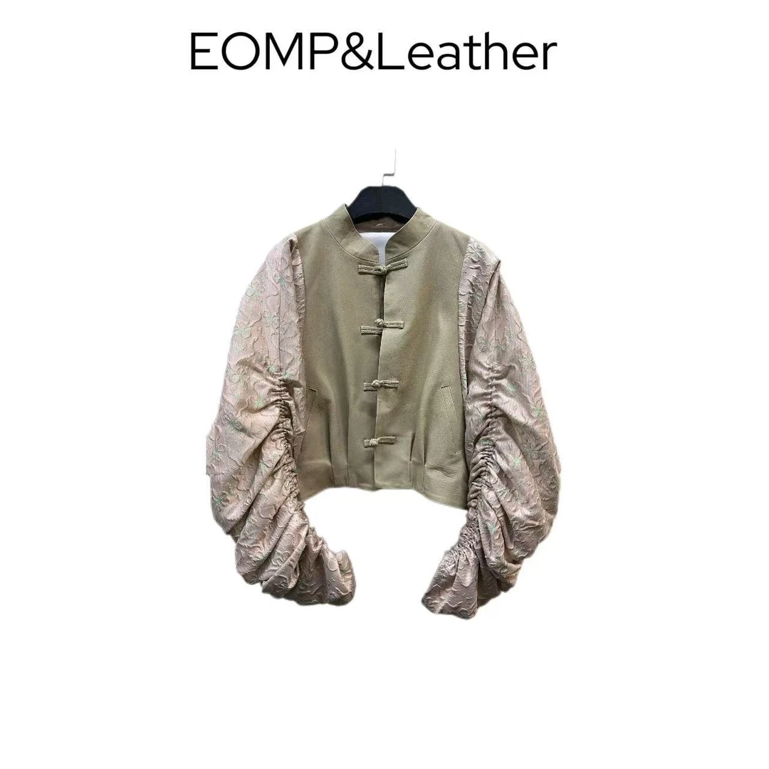 「EOMP推荐」春季休闲时尚潮流宽松百搭洋气版羊皮皮衣外套-29963