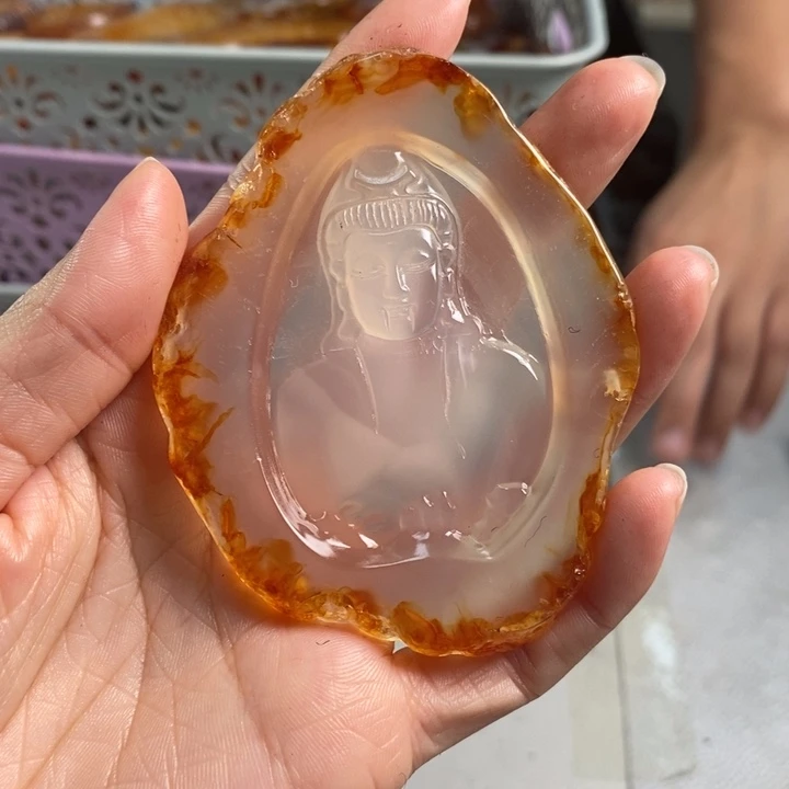 玛瑙/玉髓吊坠(不含链)未镶嵌